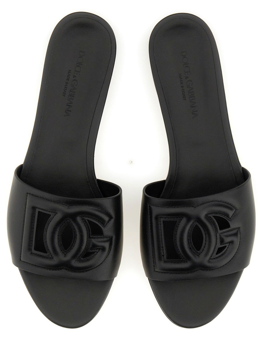 Dolce & Gabbana Sandalo Slide Con Logo