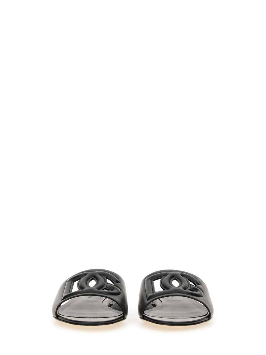 Dolce & Gabbana Sandalo Slide Con Logo