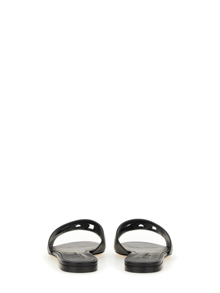 Dolce & Gabbana Sandalo Slide Con Logo