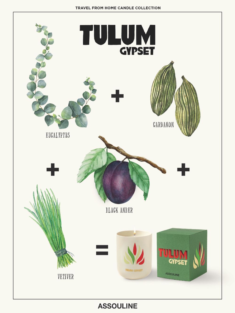Assouline Tulum Gypset Candle
