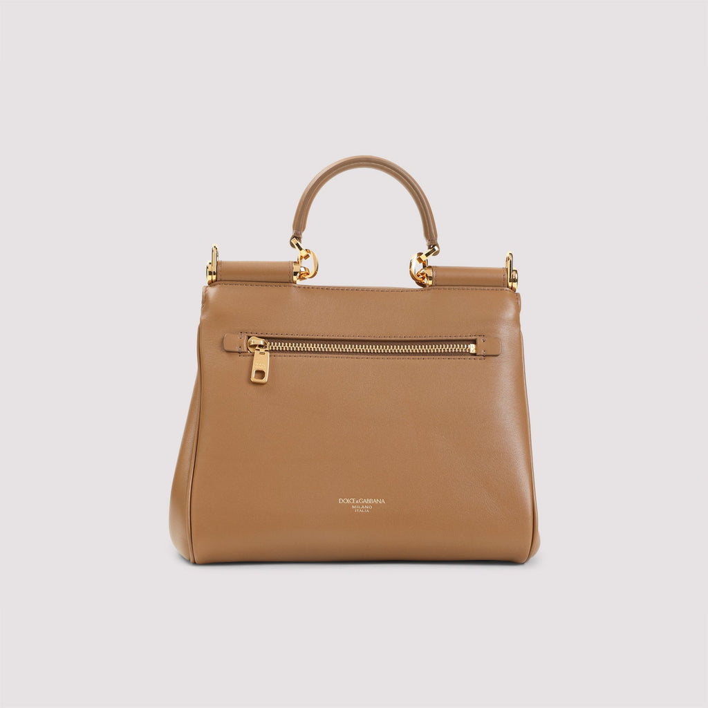 Dolce & Gabbana Sicily Soft Calf Leather Handbag