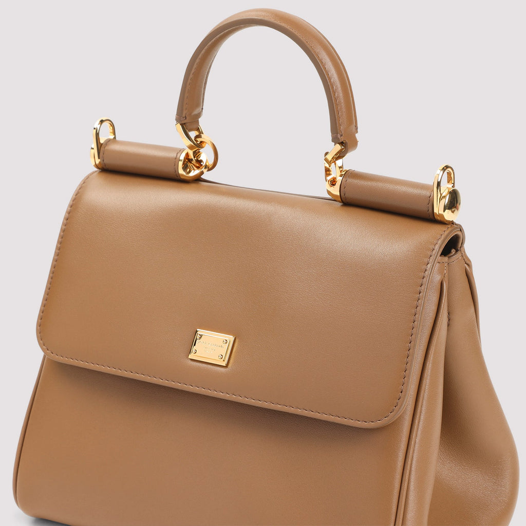 Dolce & Gabbana Sicily Soft Calf Leather Handbag