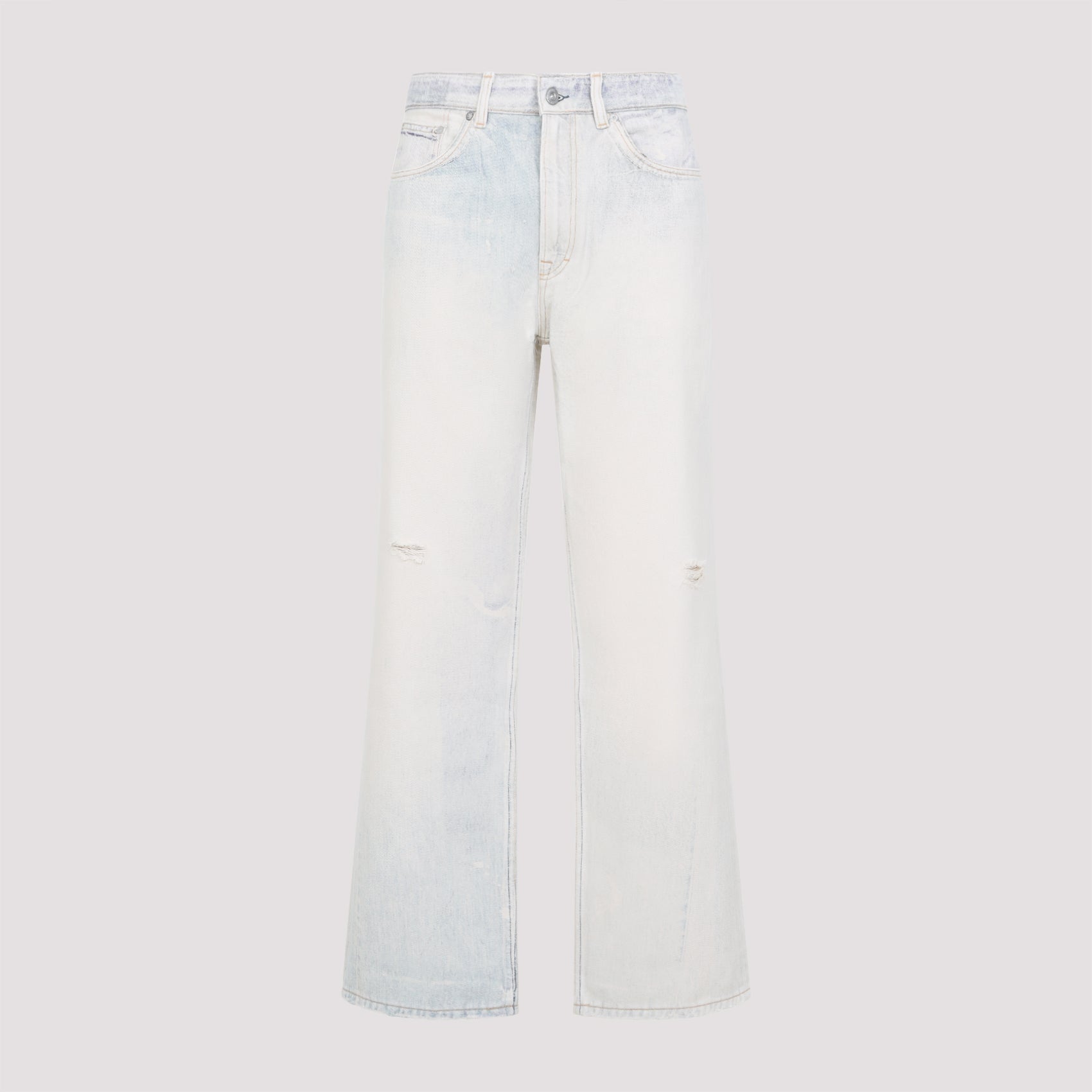 Jeans Washed In Cotone