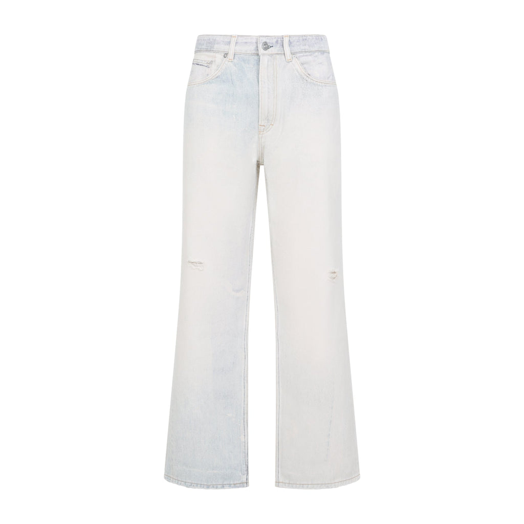 Jeans Washed In Cotone