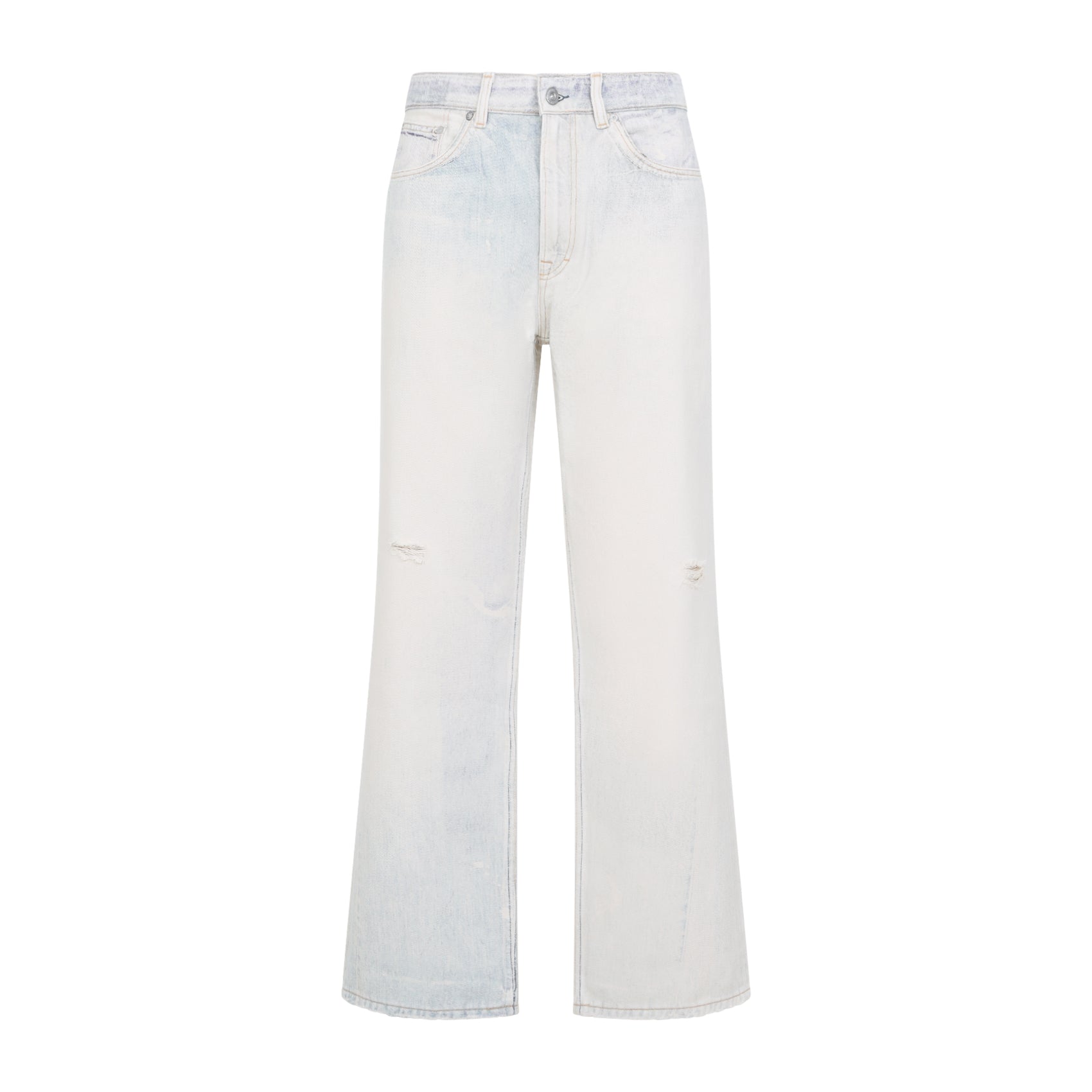 Jeans Washed In Cotone