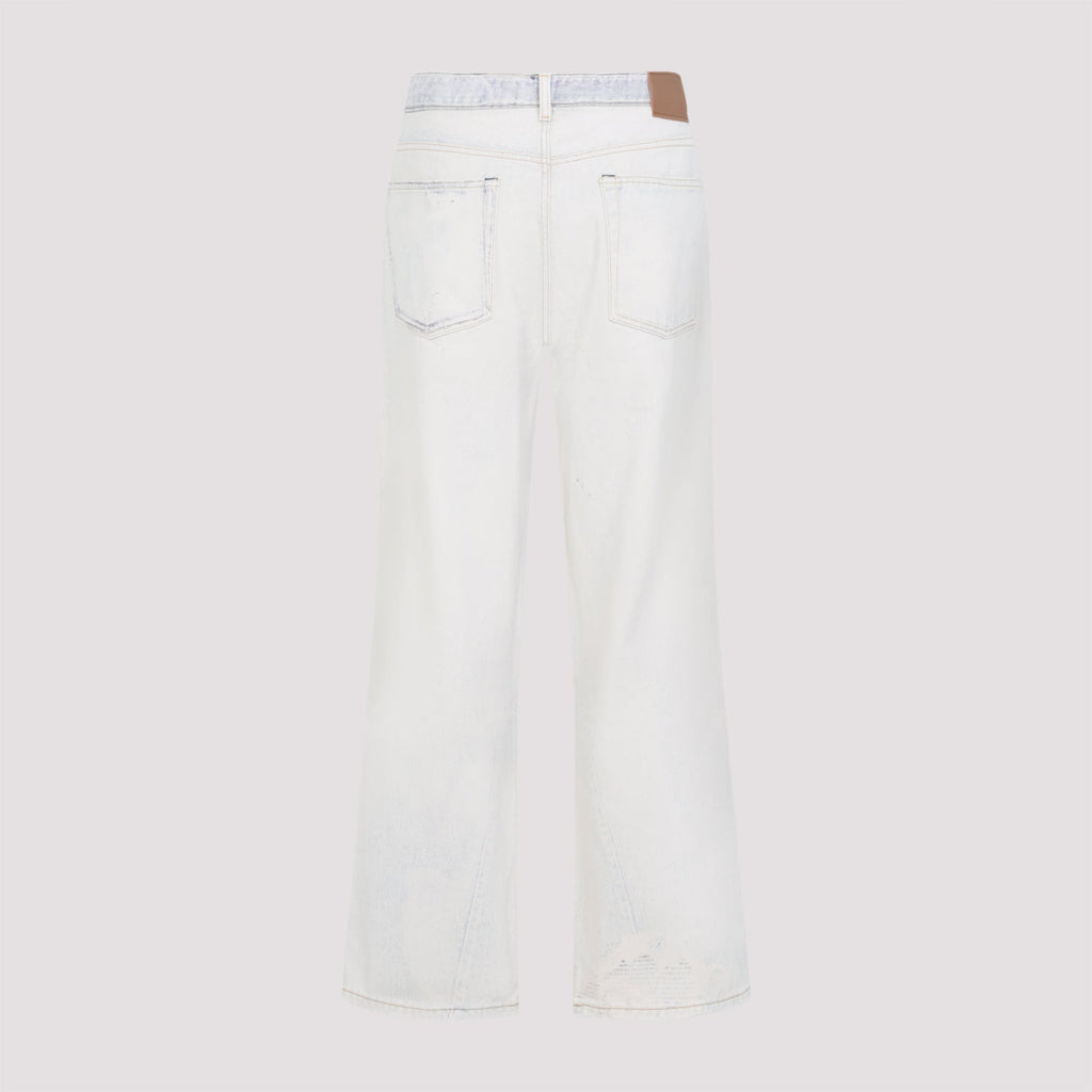 Jeans Washed In Cotone