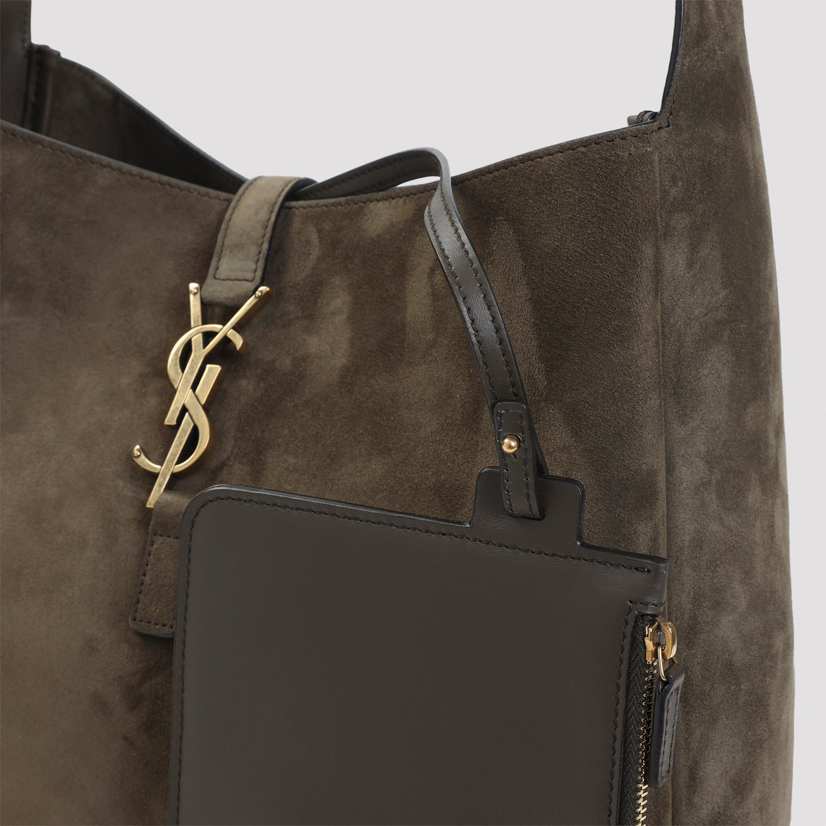 Saint Laurent Le 5 à 7 Suede Bag