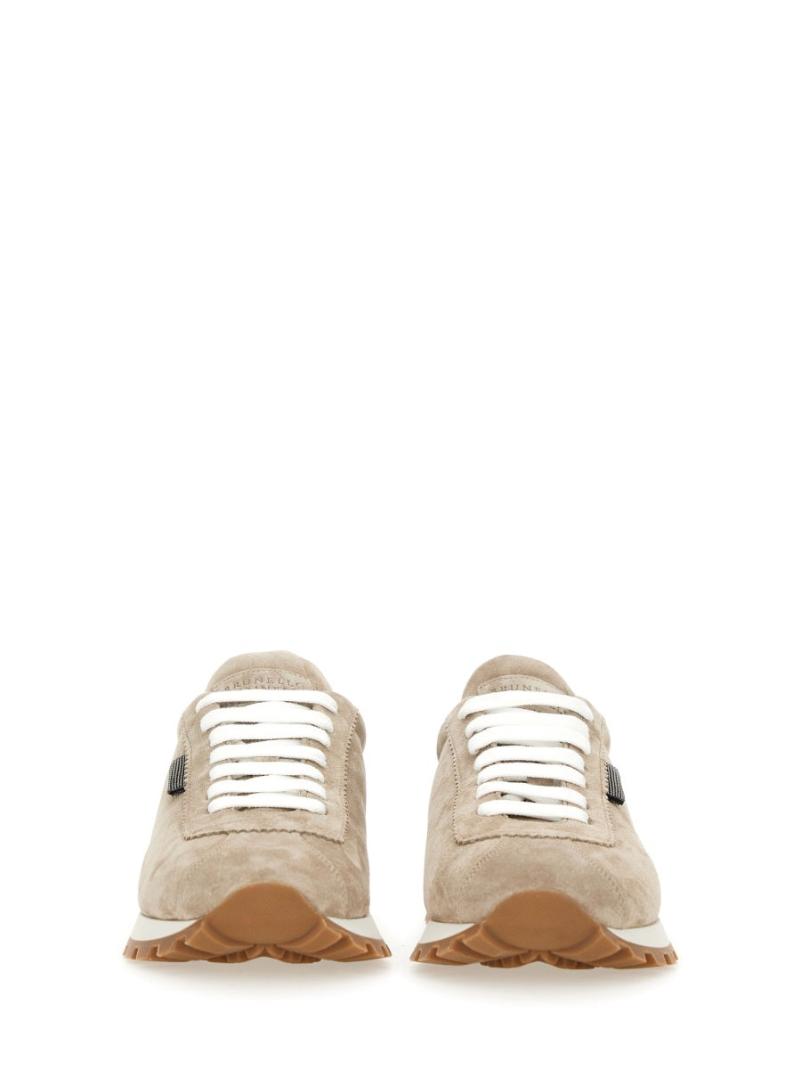 Brunello Cucinelli Sneaker "Running" In Suede