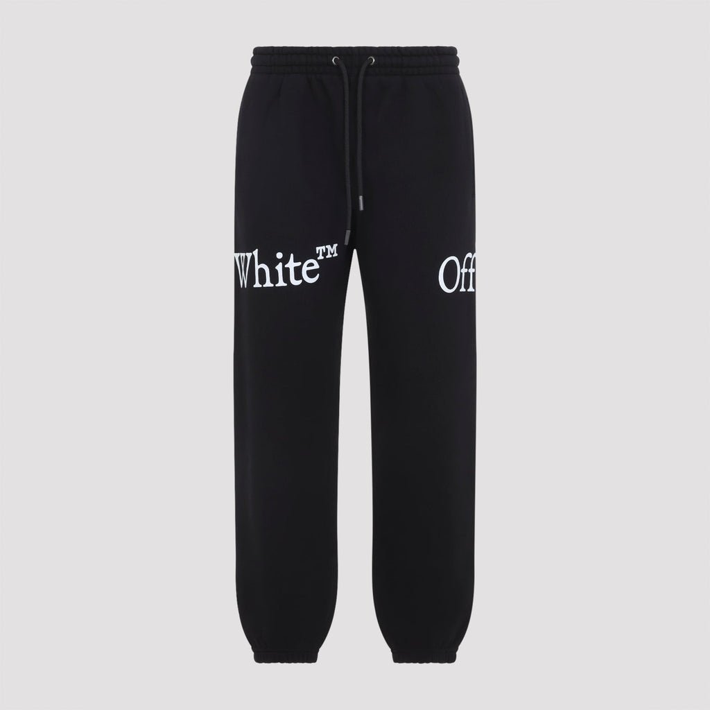 Off White Bookish Scarf Cuffed Sweatpants