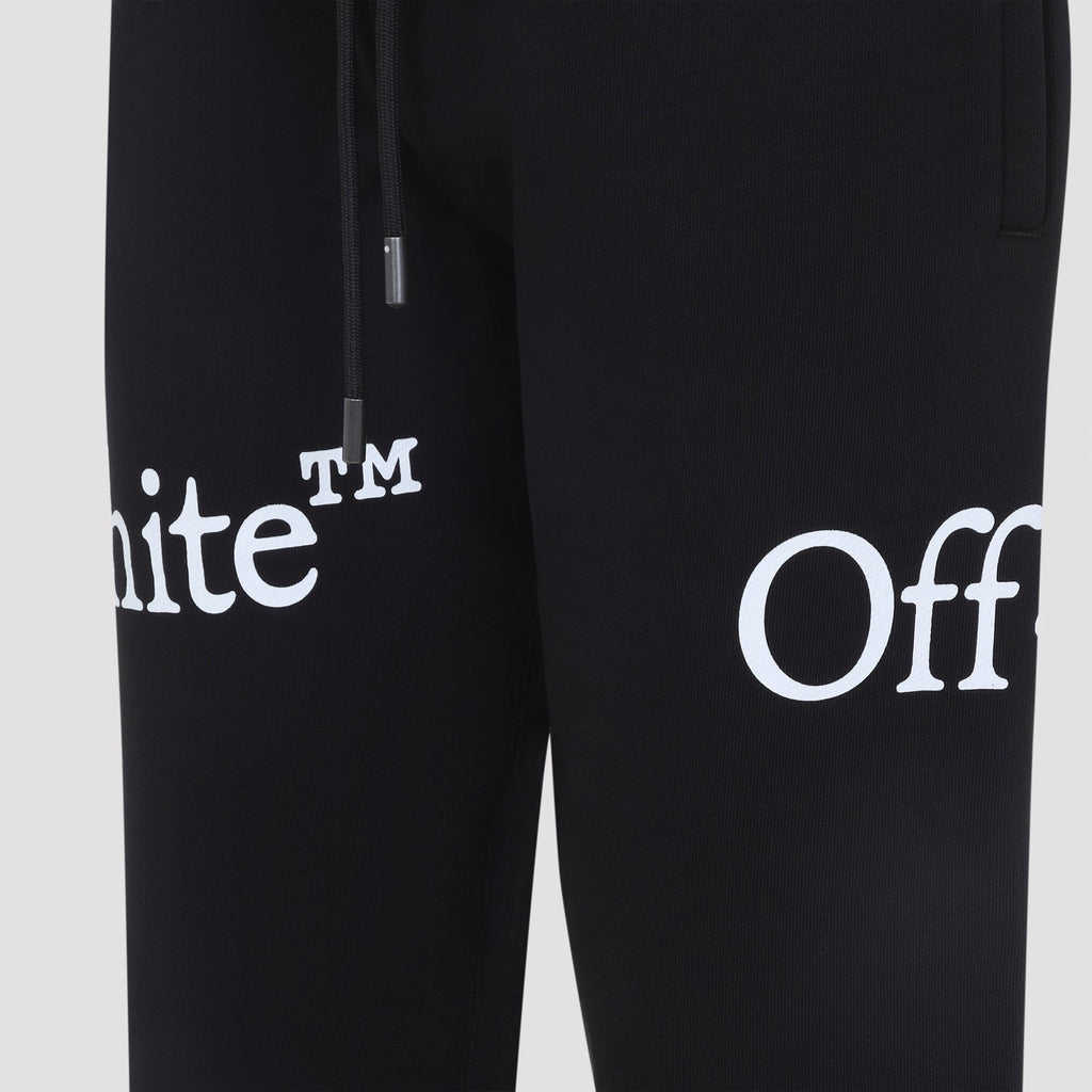 Off White Bookish Scarf Cuffed Sweatpants