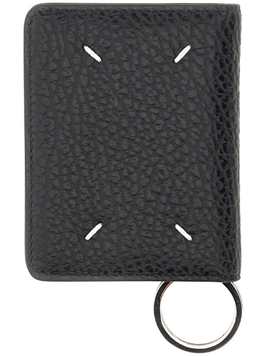 Maison Margiela Portafoglio Bifold Con Portachiavi