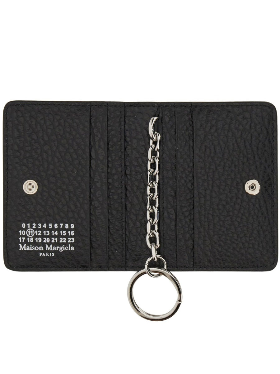 Maison Margiela Portafoglio Bifold Con Portachiavi