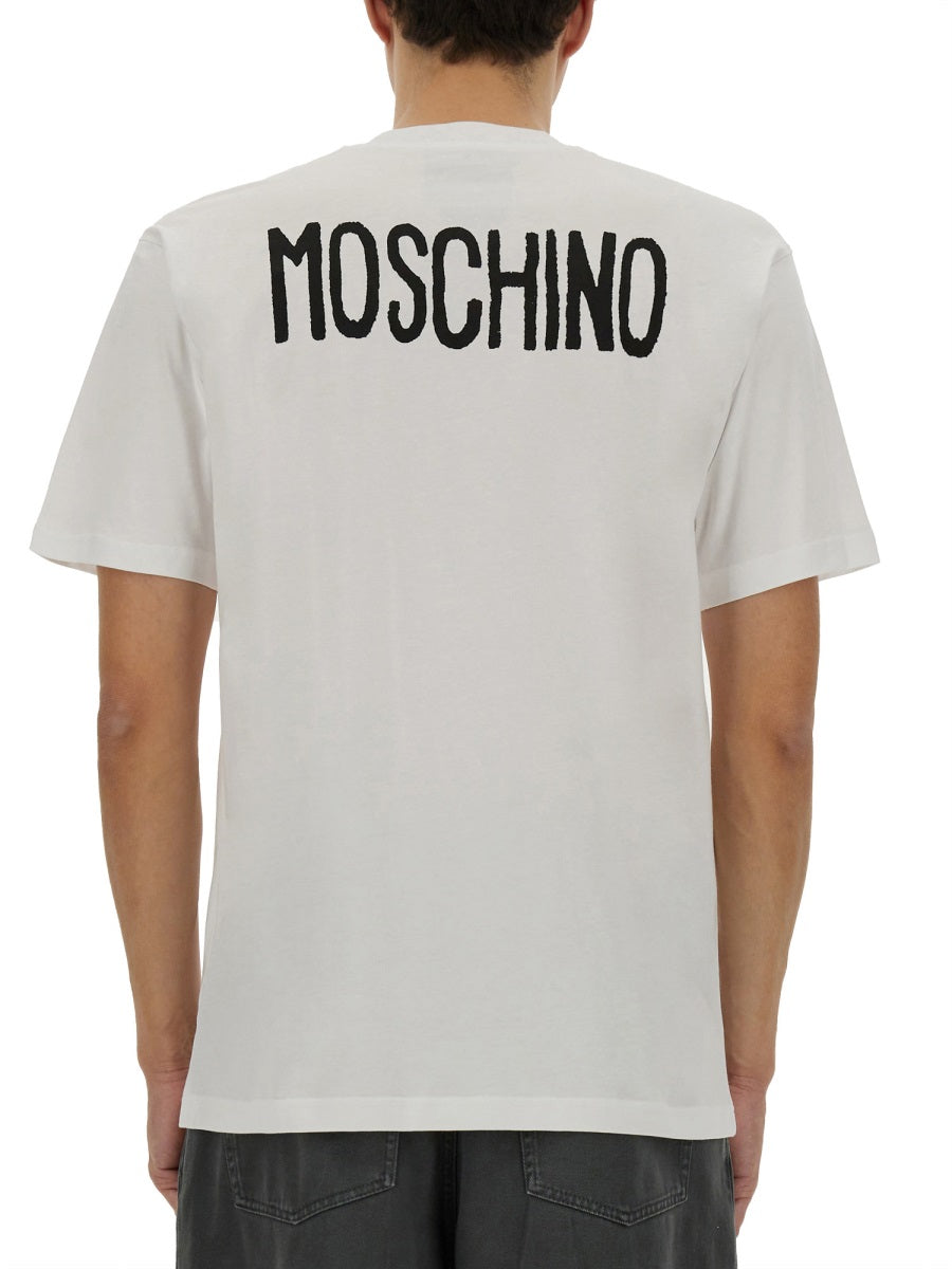 Moschino "Message Print" T Shirt