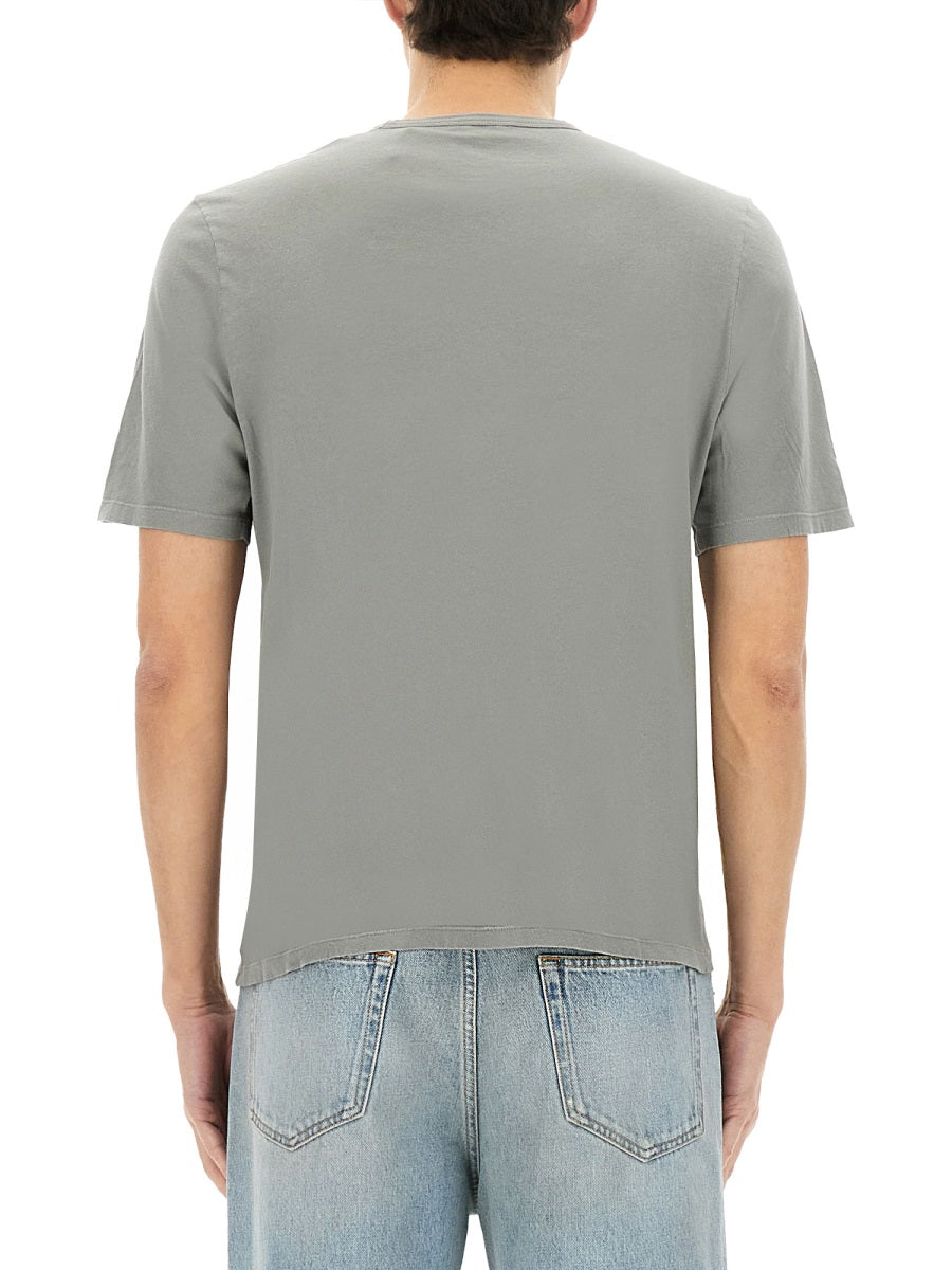 Saint Laurent T Shirt Con Logo