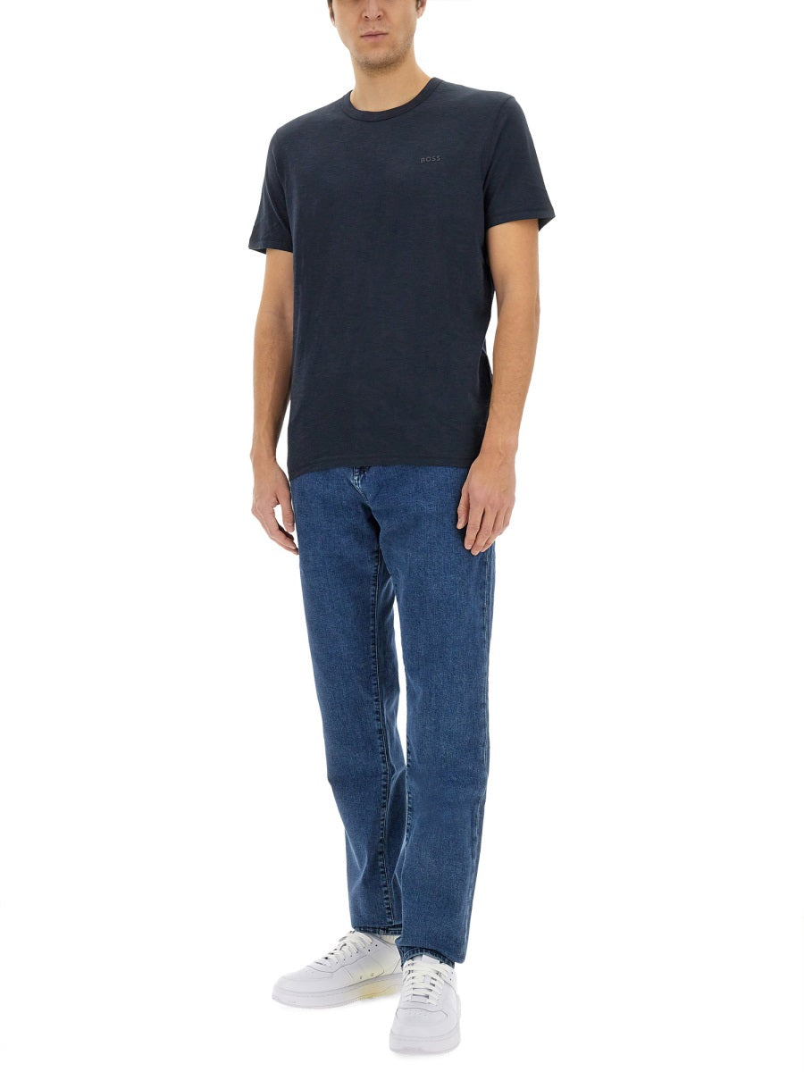 Boss T Shirt Con Logo