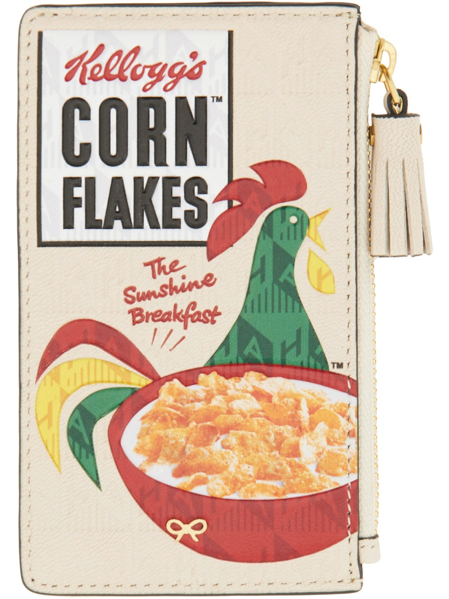 Anya Hindmarch Portacarte "Cornflakes"