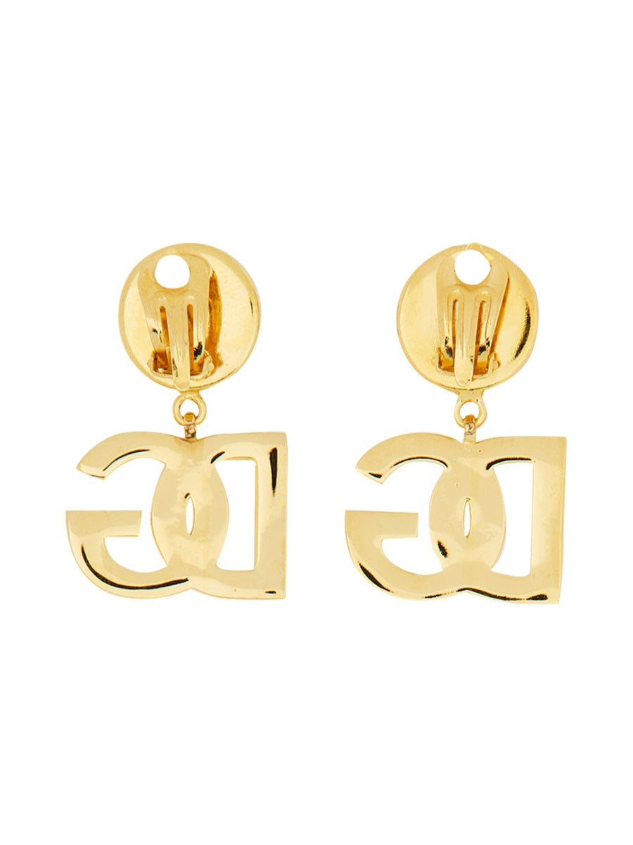 Dolce & Gabbana Orecchini Con Logo Dg