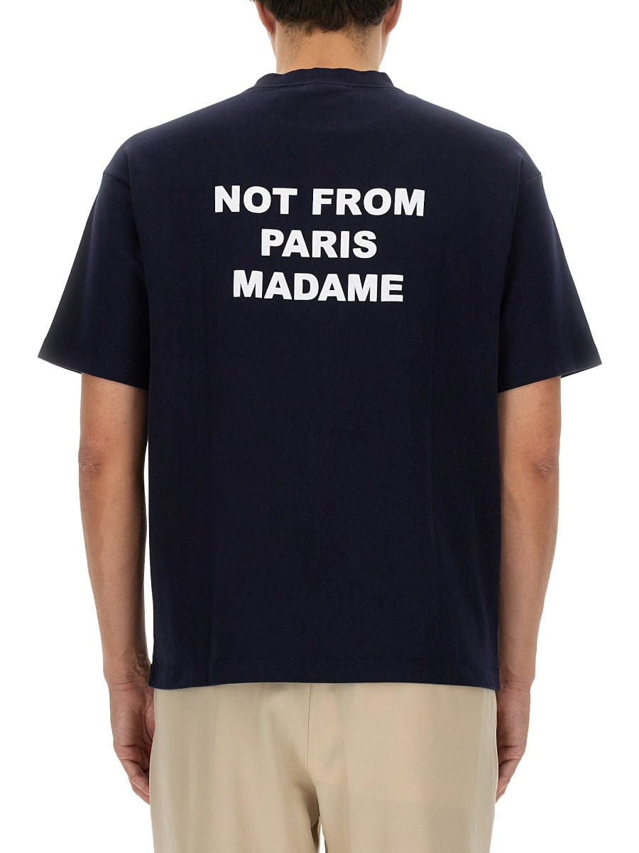 Drôle De Monsieur T Shirt In Cotone