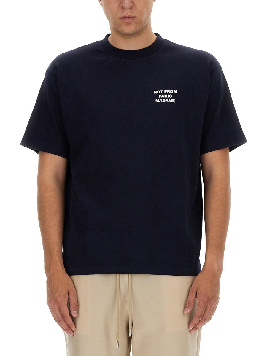 Drôle De Monsieur T Shirt In Cotone