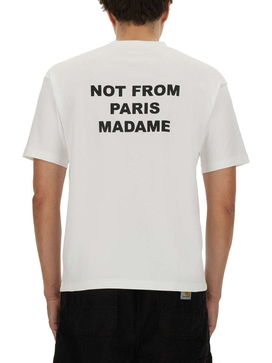 Drôle De Monsieur T Shirt In Cotone