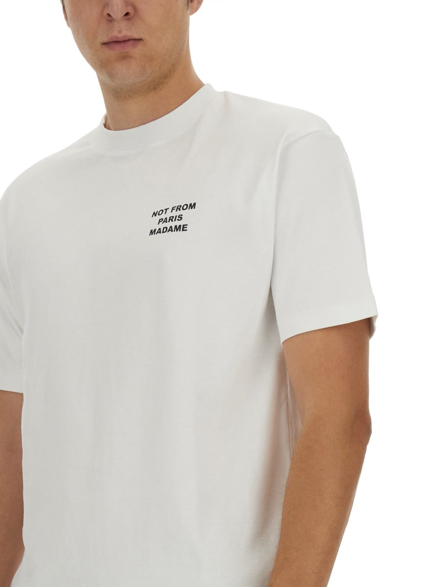 Drôle De Monsieur T Shirt In Cotone