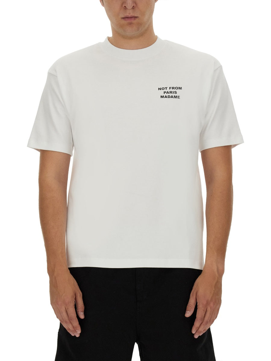 Drôle De Monsieur T Shirt In Cotone