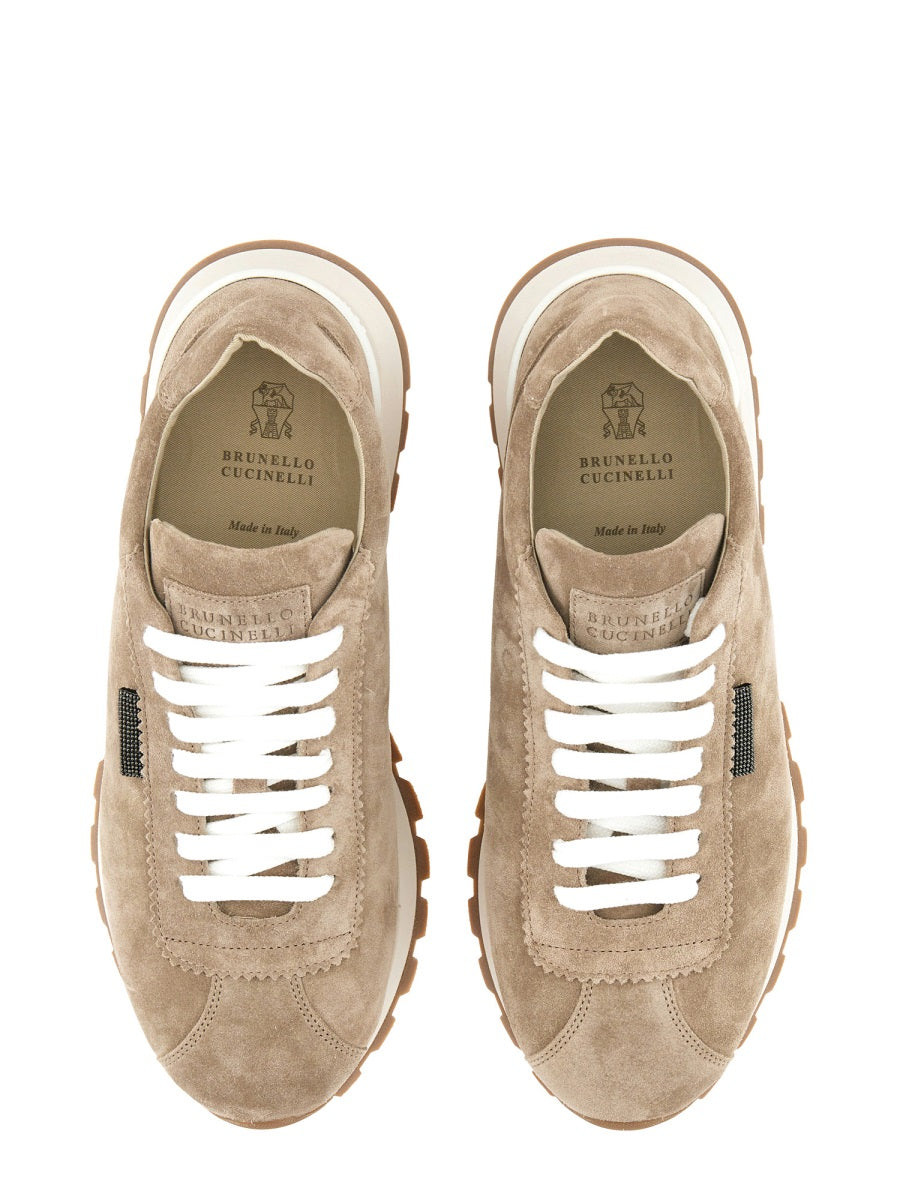 Brunello Cucinelli Sneaker "Running" In Suede
