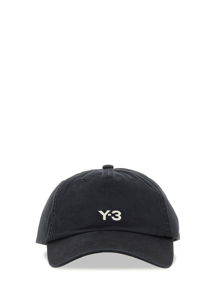 Y 3 Cappello Da Baseball Con Logo