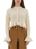 Chloé Crochet Knit Cardigan
