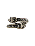 Alexander Mc Queen Anello Twin Skull
