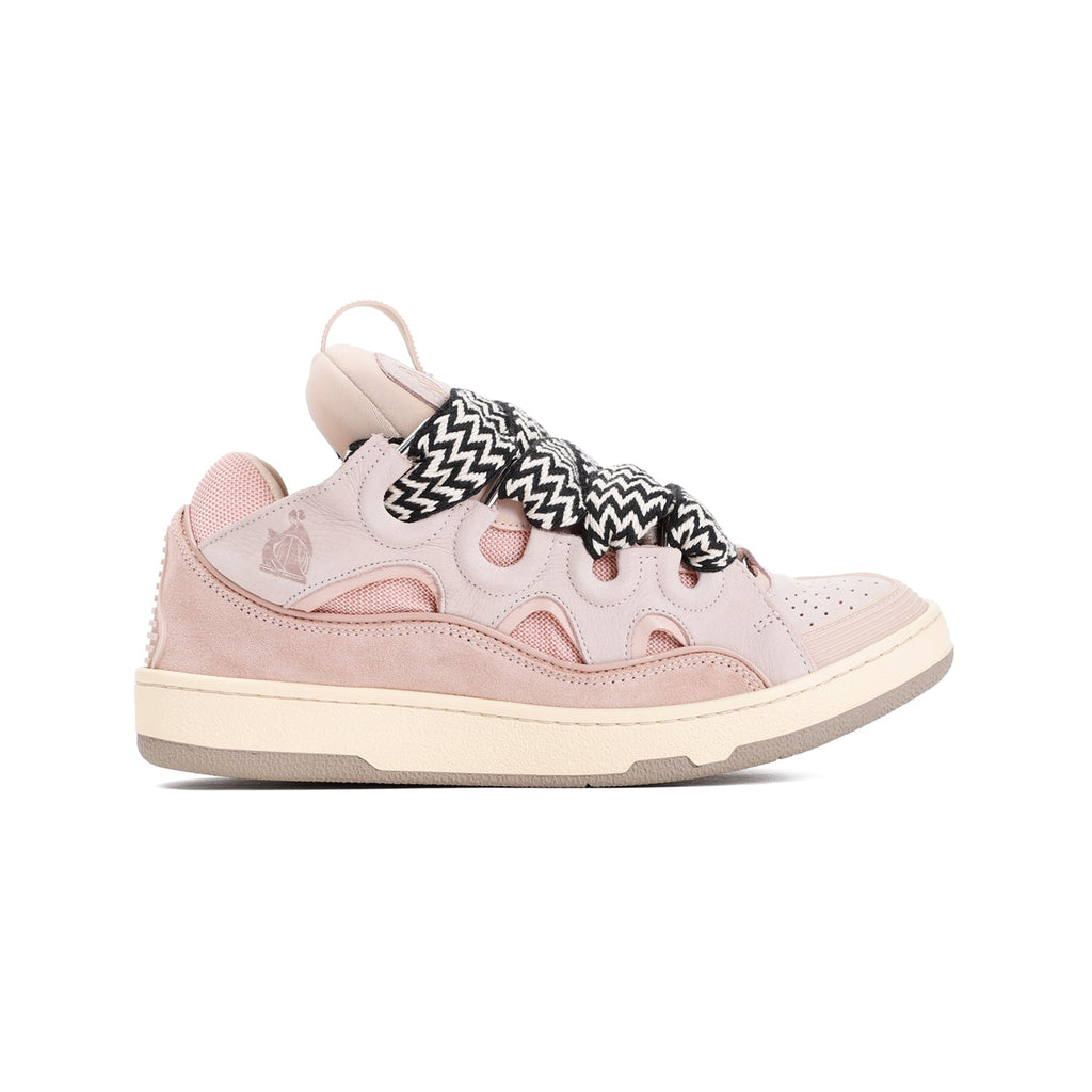 Lanvin Leather Curb Sneakers