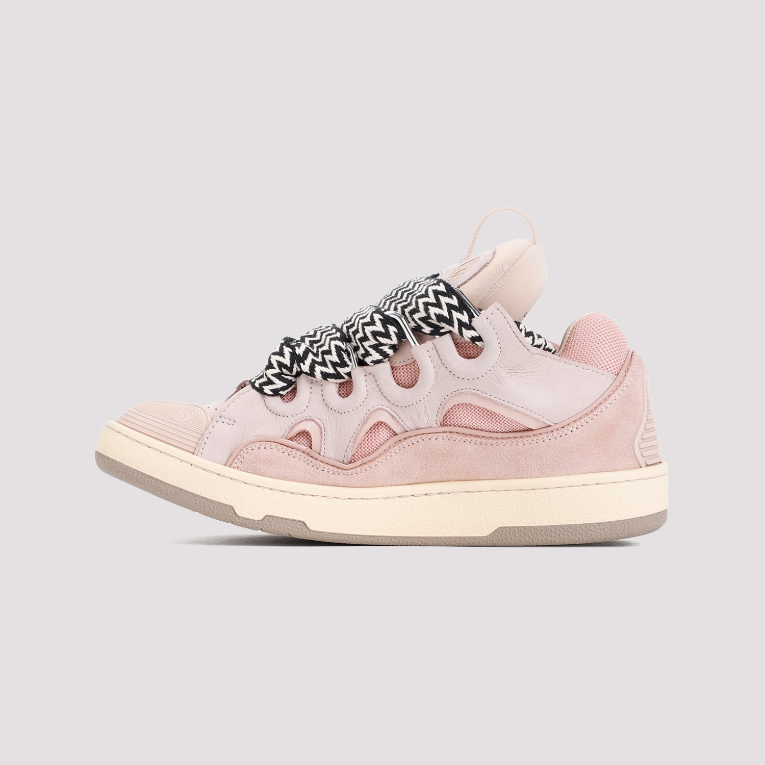 Lanvin Leather Curb Sneakers