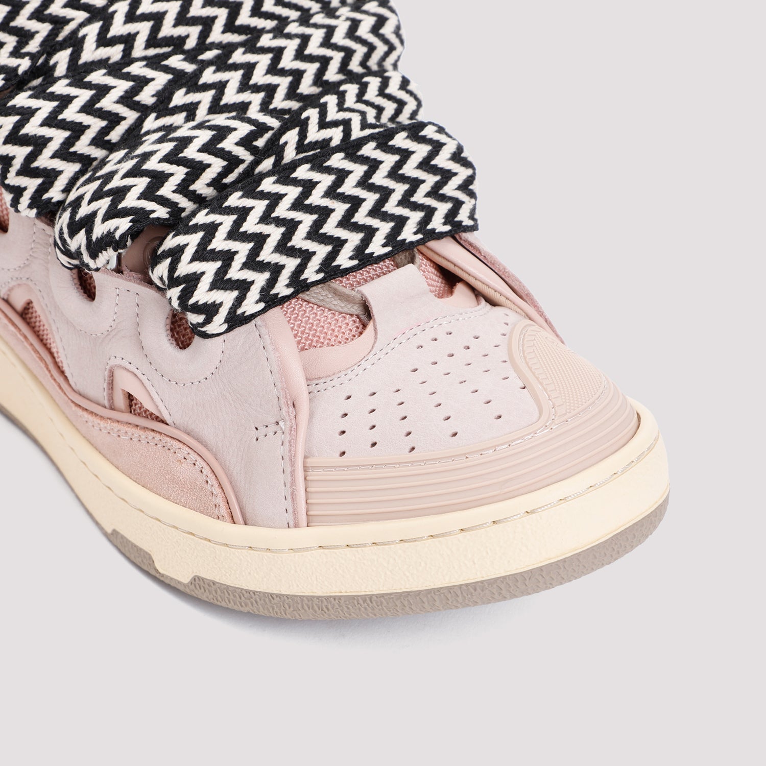 Lanvin Leather Curb Sneakers