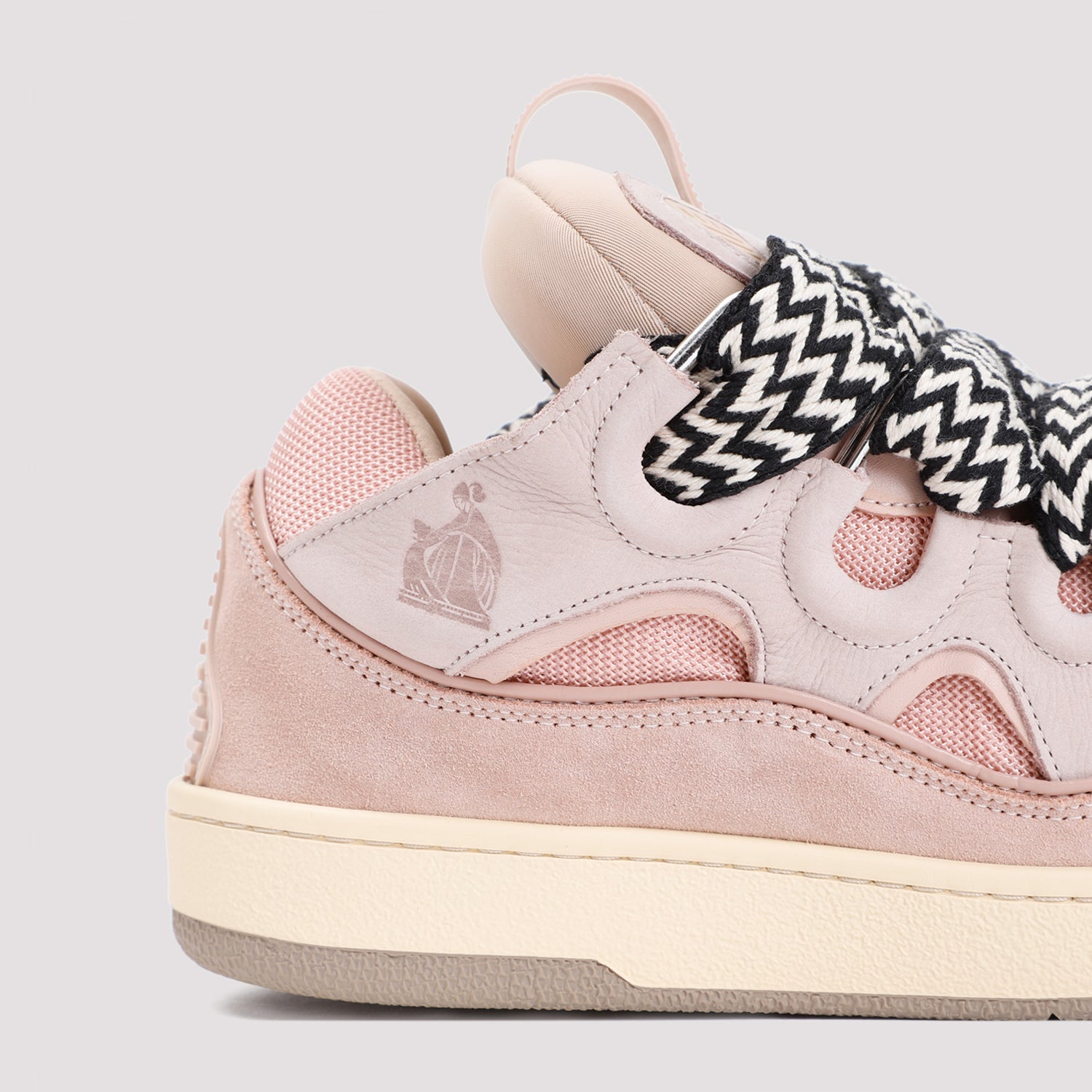 Lanvin Leather Curb Sneakers