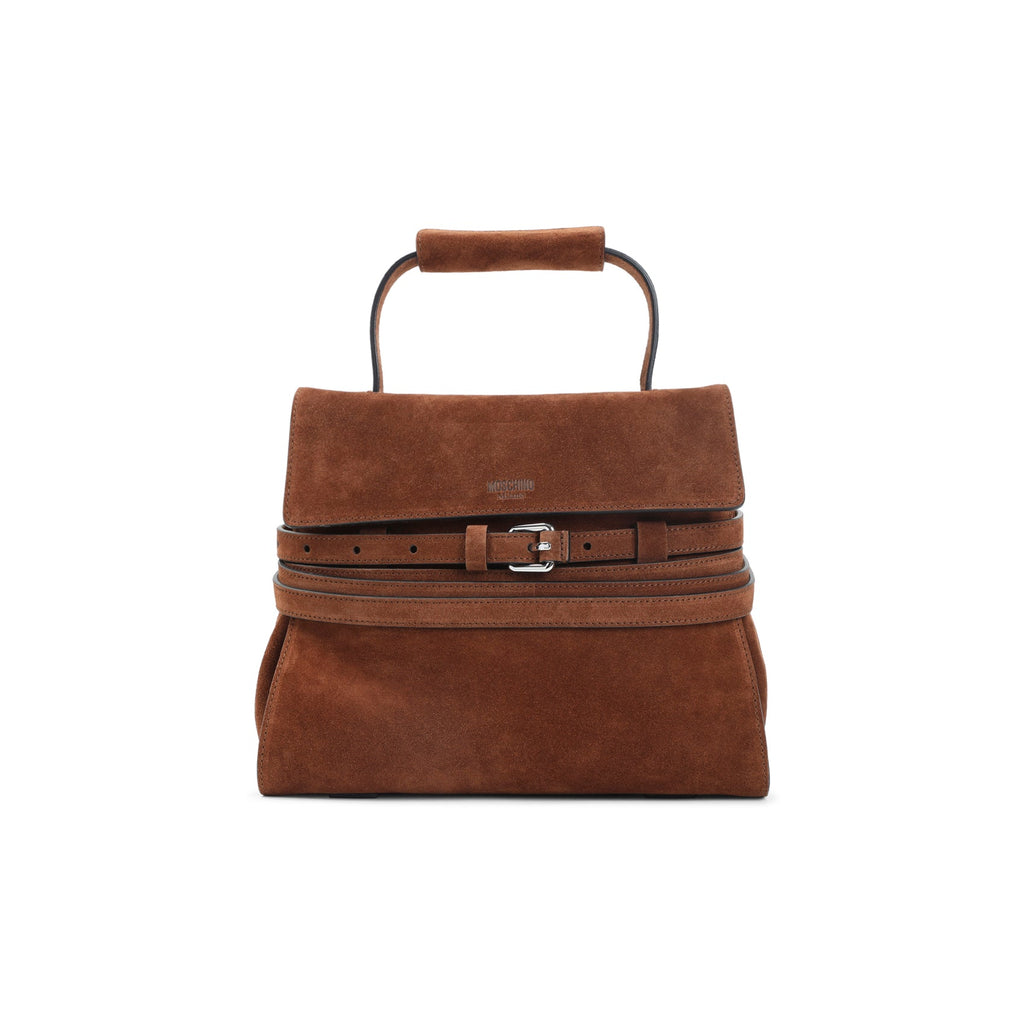 Moschino Belted Top Handle Bag