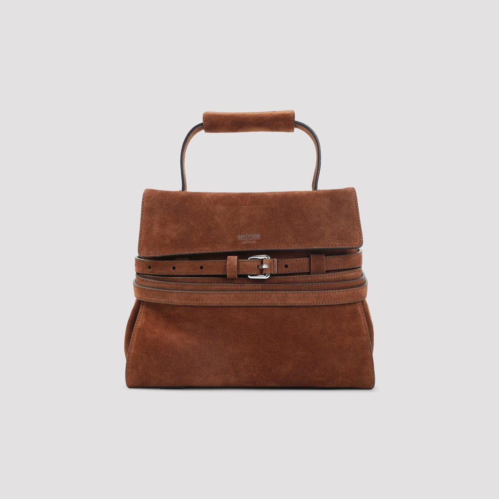 Moschino Belted Top Handle Bag