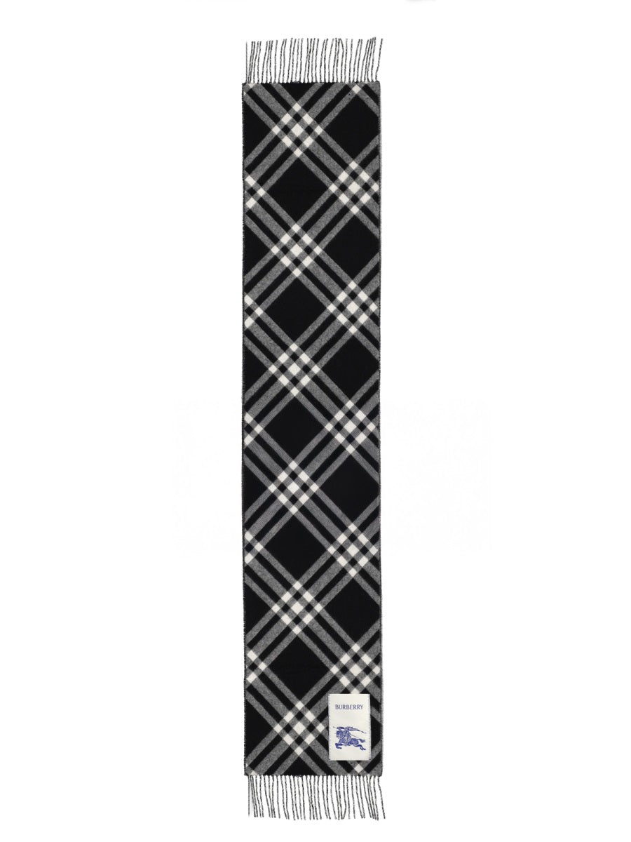 Burberry Sciarpa In Cashmere Check