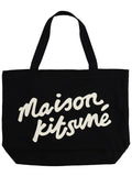Maison Kitsuné Borsa Tote Con Scritta