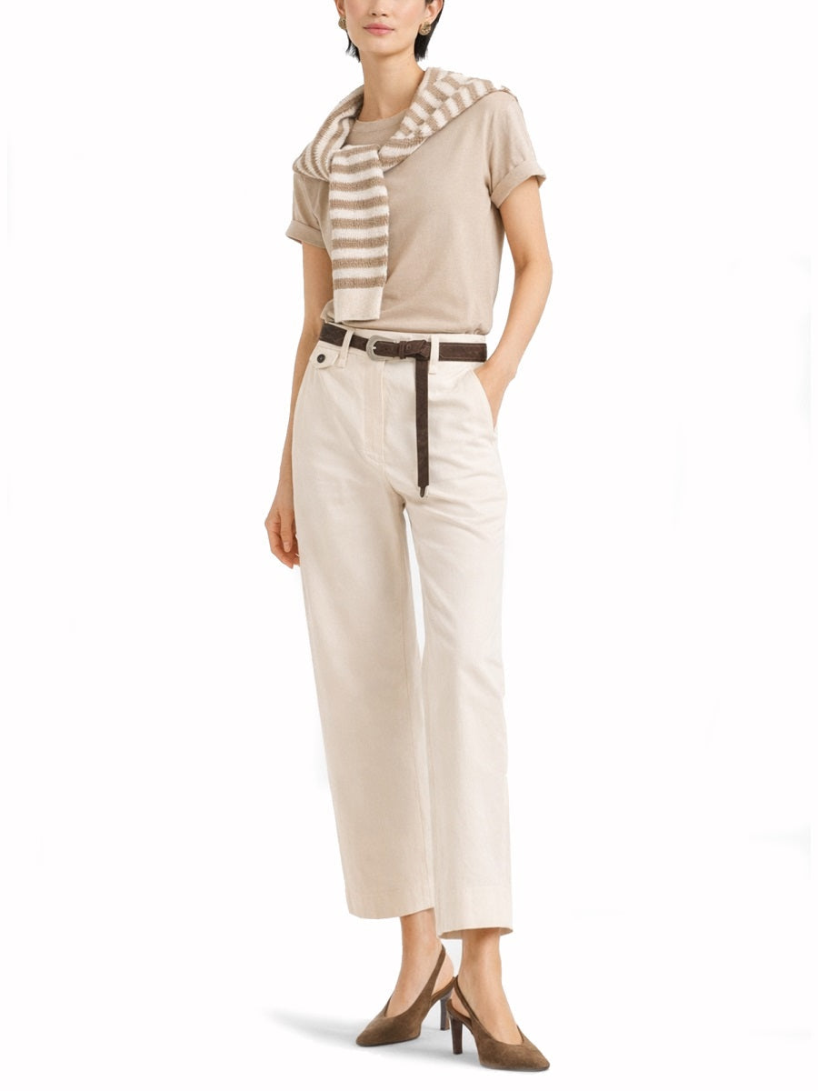 Brunello Cucinelli T Shirt In Jersey Di Cotone