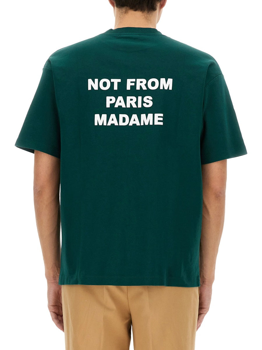 Drôle De Monsieur T Shirt In Cotone