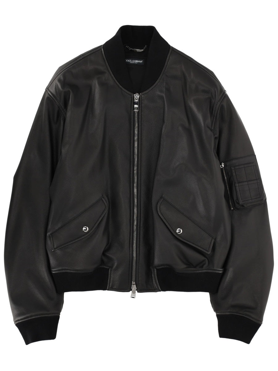 Dolce & Gabbana Leather Jacket