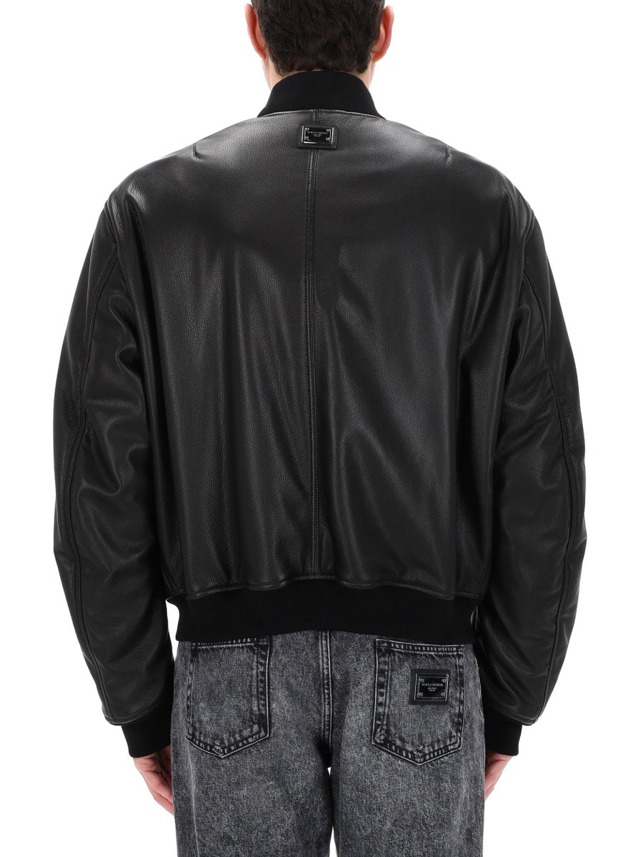 Dolce & Gabbana Leather Jacket