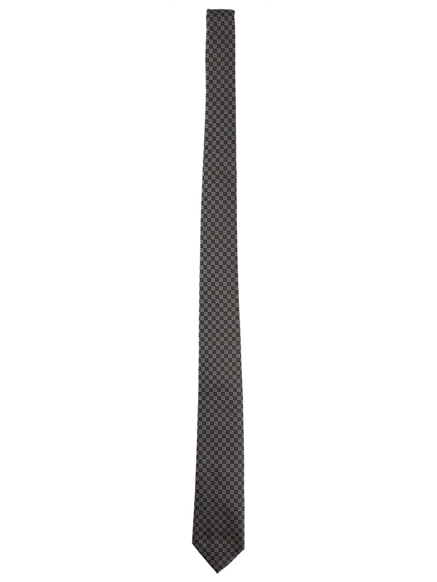 Dior "Diamond Print" Tie