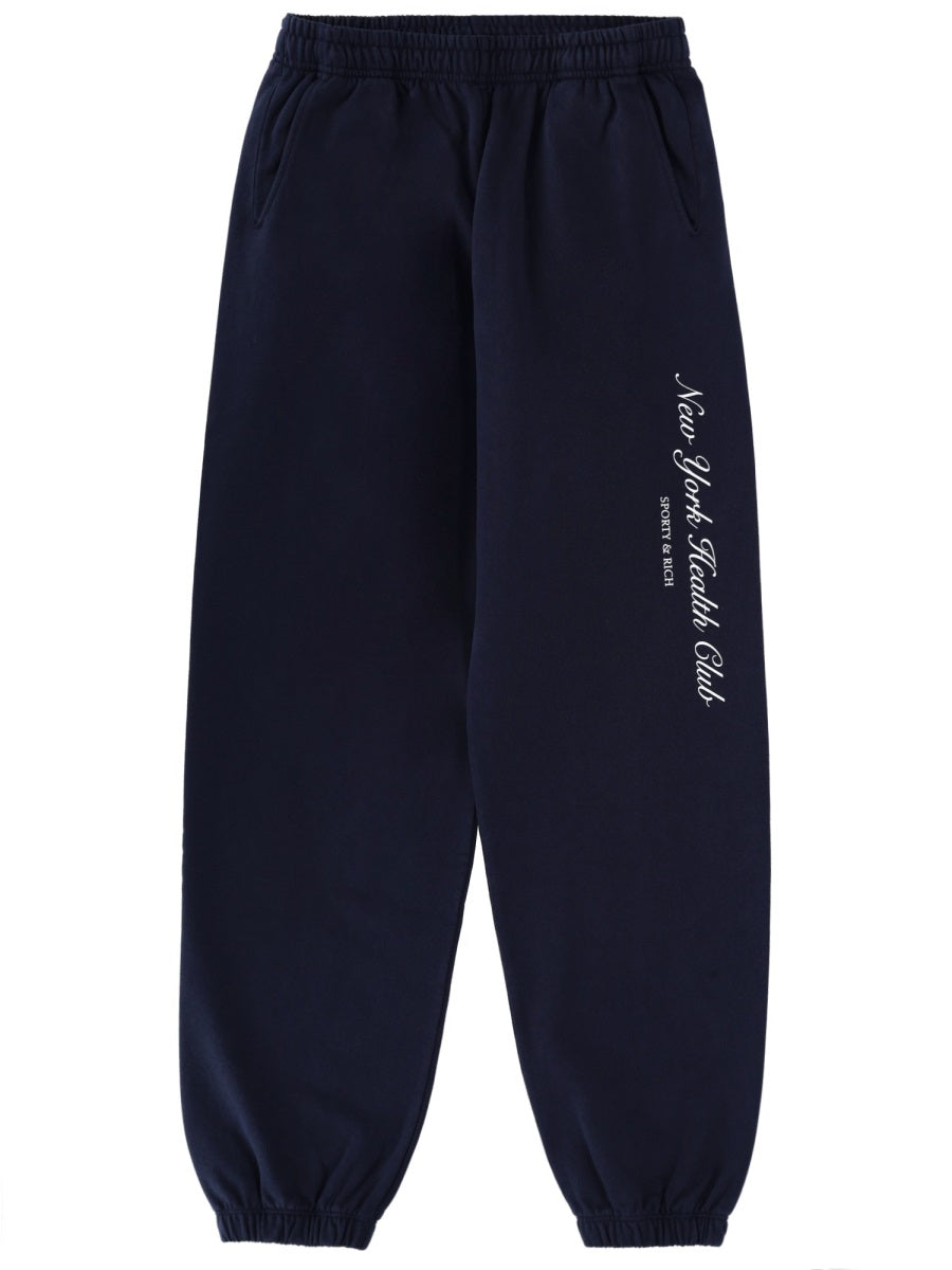 Sporty&Rich Sweat Pants With Logo