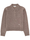 Sporty&Rich Cashmere Polo Shirt