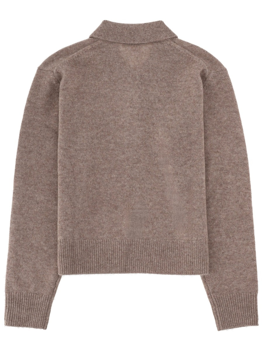 Sporty&Rich Cashmere Polo Shirt