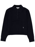 Sporty&Rich Cashmere Polo Shirt