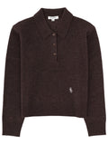 Sporty&Rich Cashmere Polo Shirt