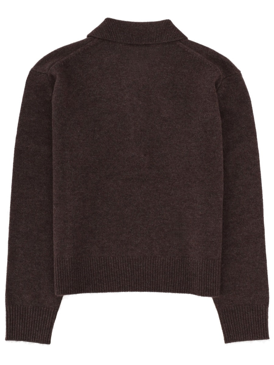 Sporty&Rich Cashmere Polo Shirt