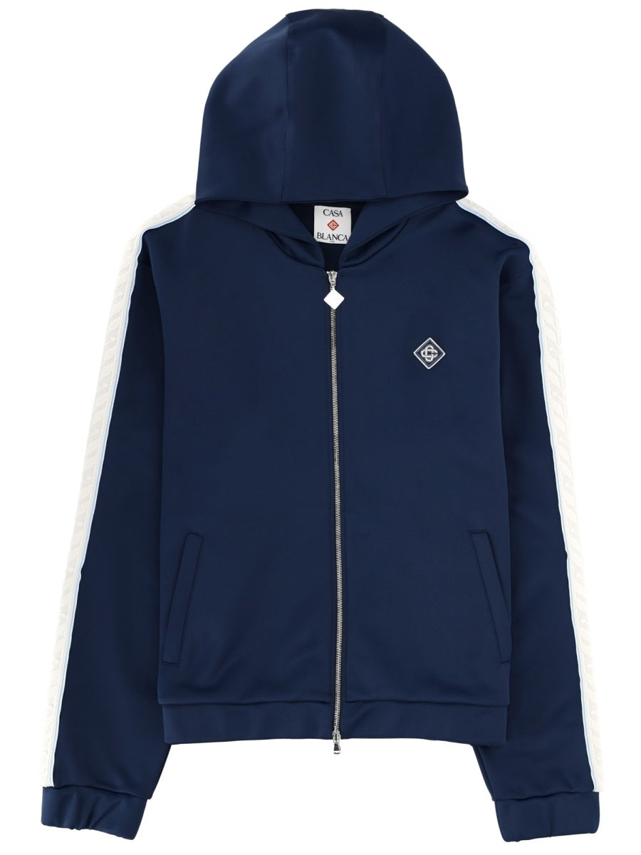Casablanca Zipper Hoodie
